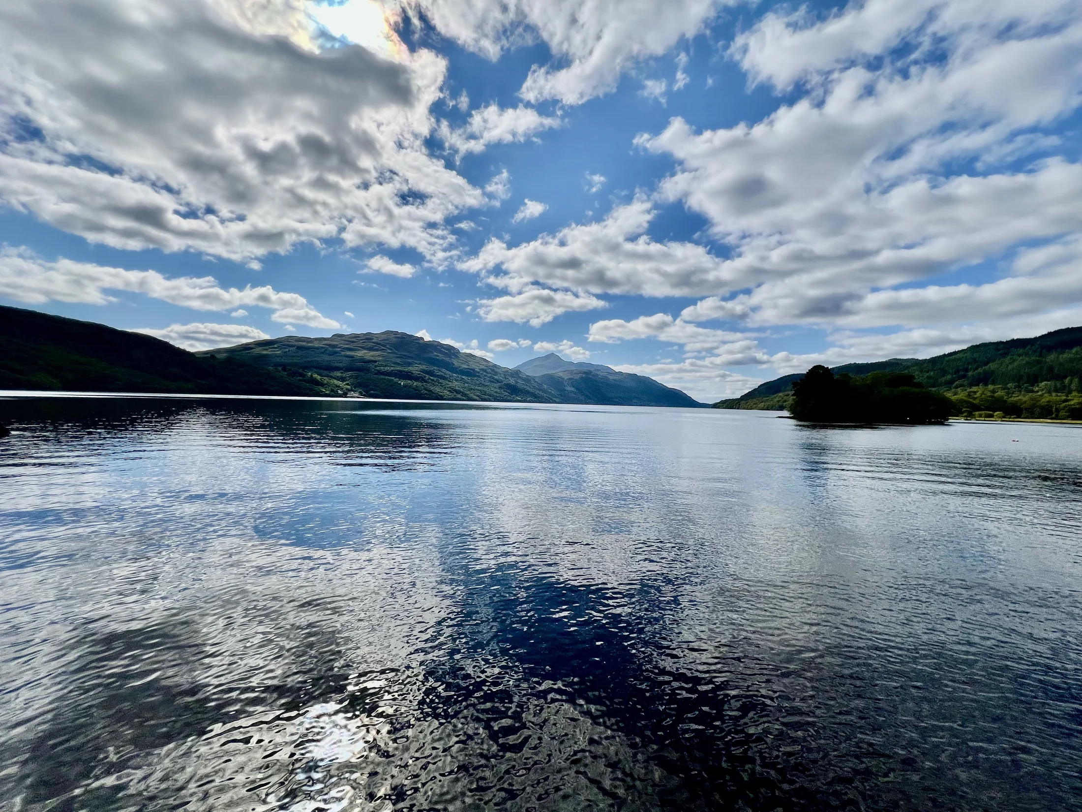 Loch Lomond at dusk, Scotland