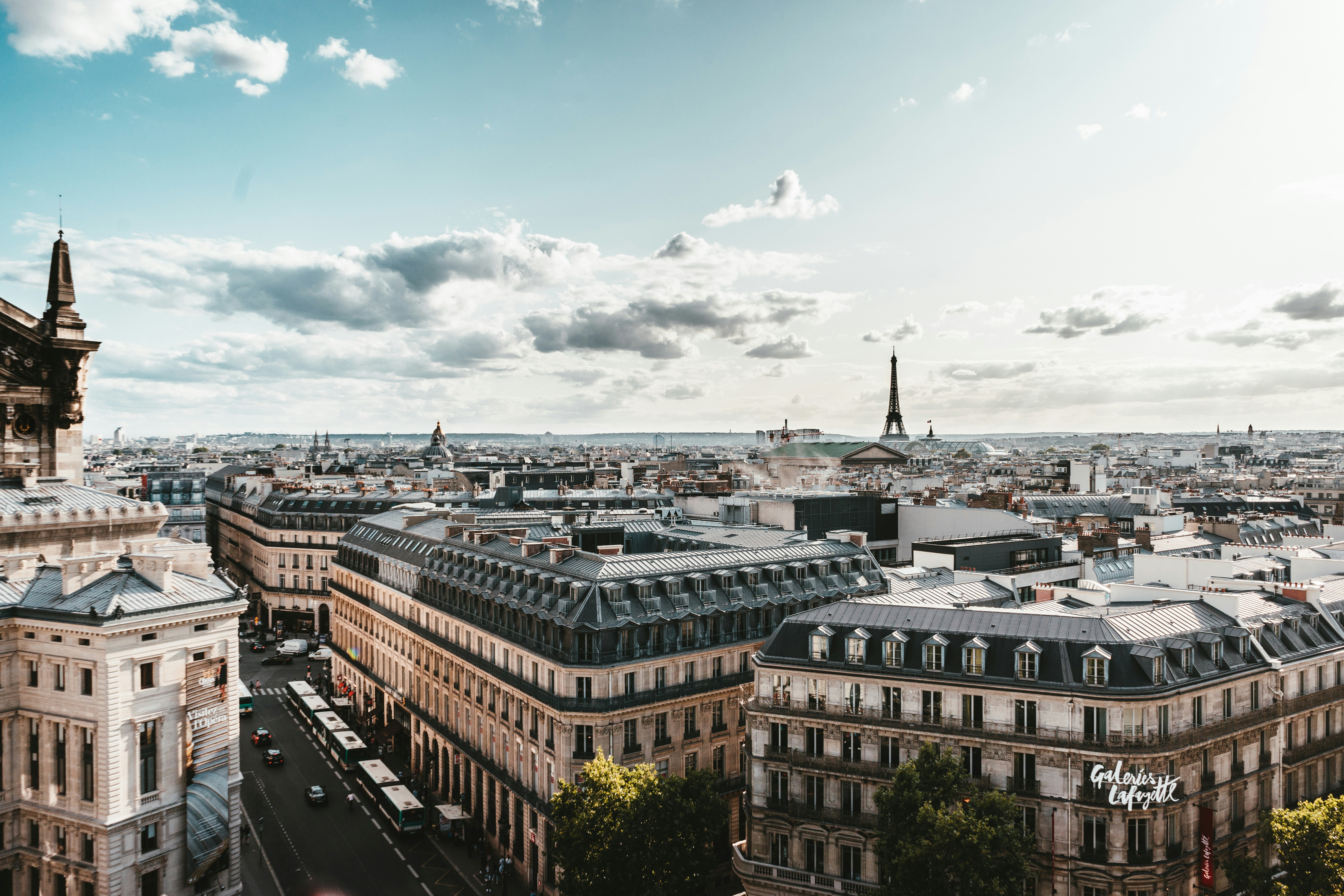 Paris skyline with the Eiffel Tower